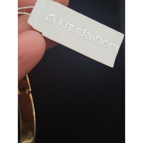 New With Tags Liz Claiborne Rainbow Glass Goldtone Bracelet Square NWT - Picture 5 of 8